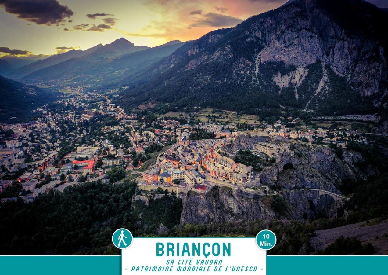 Briancon - Serre Chevalier 1200 - Joli Appartement - Face Aux Pistes En Centre Ville ภายนอก รูปภาพ