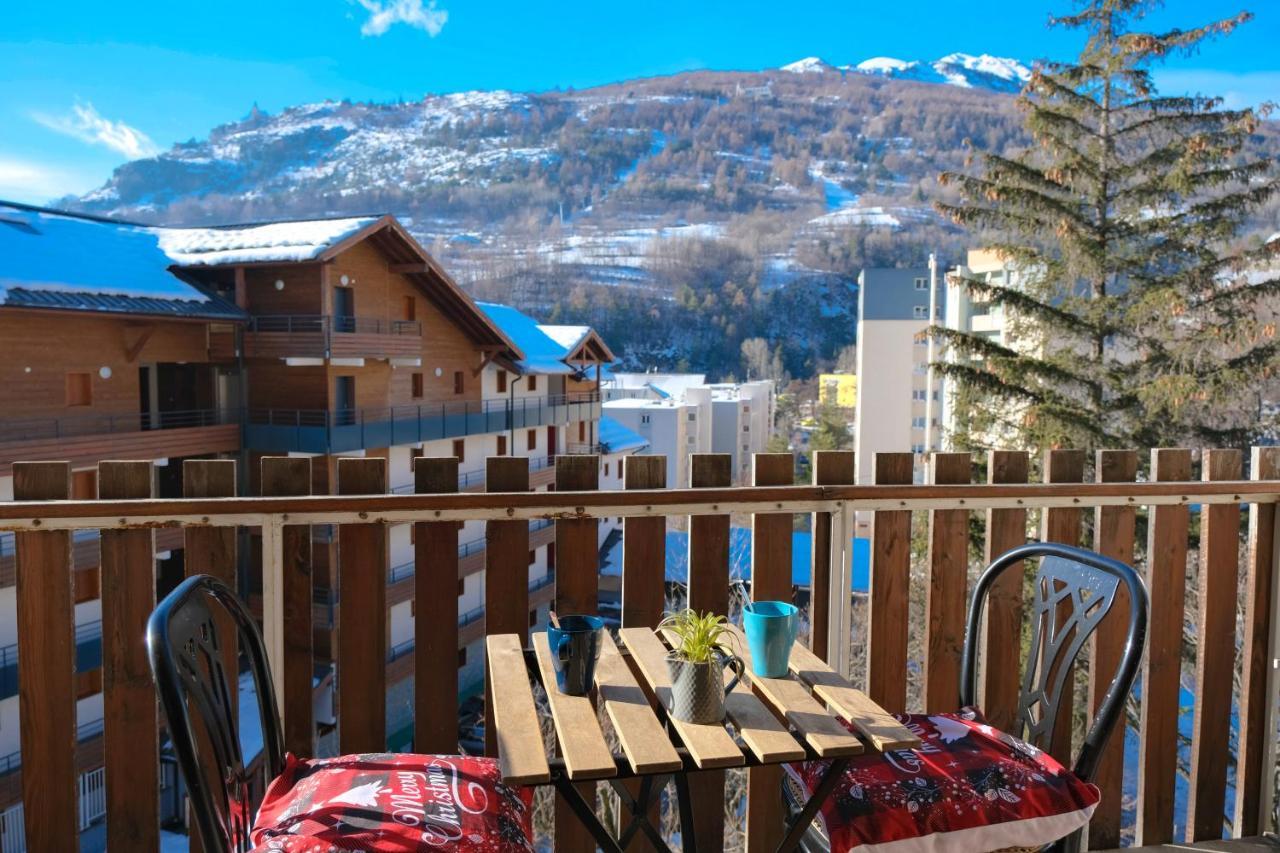 Briancon - Serre Chevalier 1200 - Joli Appartement - Face Aux Pistes En Centre Ville ภายนอก รูปภาพ